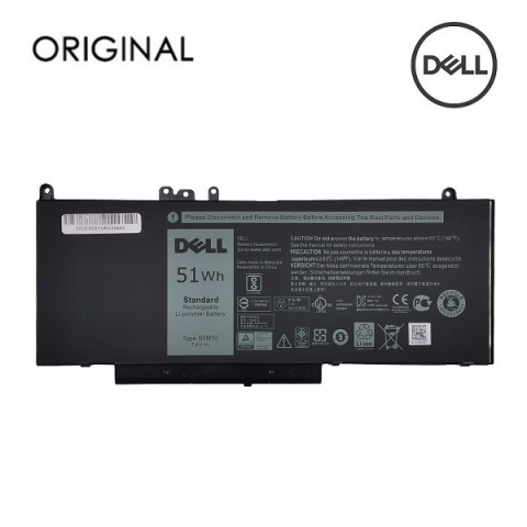 Nešiojamo kompiuterio, baterija,, DELL G5M10, 51Wh, Original