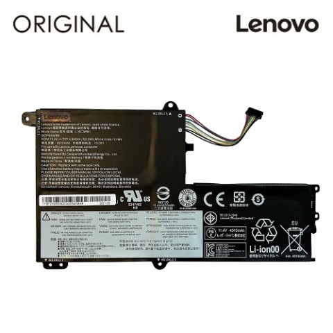 Nešiojamo kompiuterio, baterija, LENOVO L15C3PB1, 4510mAh, Original