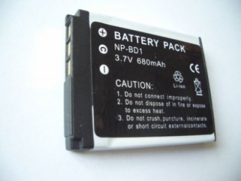 Sony, baterija NP-BD1, NP-FD1