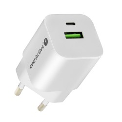 Kroviklis everActive SC-390Q USB QC3.0 USB-C PD PPS 30W lizdu