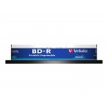 VERBATIM BD-R 25GB 6X Jewel Box, BLU RAY disc PRINTABLE 10vnt